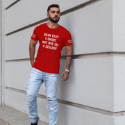 T-Shirt mit Wunschtext personalisiert – Unisex Shirt Damen Herren Geschenk Idee