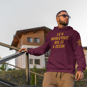 Hoodie mit Wunschtext personalisiert – Kapuzenpullover Unisex Herren Damen, Gesc