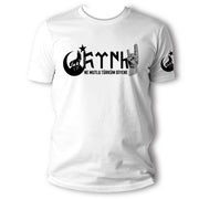 Bozkurt Türk T-Shirt Shirt Ne Mutlu Türküm Diyene Göktürk Herren Damen Flagge