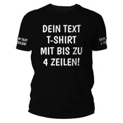 T-Shirt mit Wunschtext personalisiert – Unisex Shirt Damen Herren Geschenk Idee