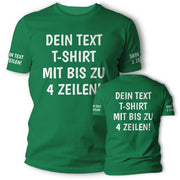 T-Shirt mit Wunschtext personalisiert – Unisex Shirt Damen Herren Geschenk Idee