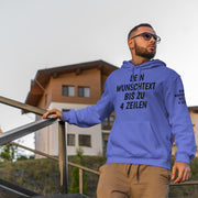 Hoodie mit Wunschtext personalisiert – Kapuzenpullover Unisex Herren Damen, Gesc