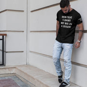 T-Shirt mit Wunschtext personalisiert – Unisex Shirt Damen Herren Geschenk Idee