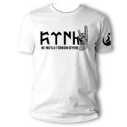 Bozkurt Türk T-Shirt Shirt Ne Mutlu Türküm Diyene Göktürk Herren Damen Flagge