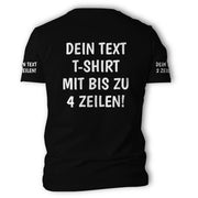 T-Shirt mit Wunschtext personalisiert – Unisex Shirt Damen Herren Geschenk Idee