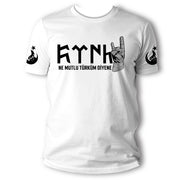Bozkurt Türk T-Shirt Shirt Ne Mutlu Türküm Diyene Göktürk Herren Damen Flagge