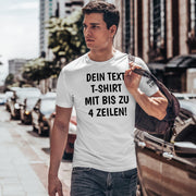 T-Shirt mit Wunschtext personalisiert – Unisex Shirt Damen Herren Geschenk Idee