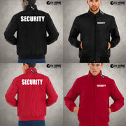 Security Ordner Jacke Bomberjacke Sicherheit mit Wunschtext max. 3 Zeilen