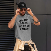 T-Shirt mit Wunschtext personalisiert – Unisex Shirt Damen Herren Geschenk Idee