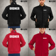 Security Ordner Jacke Bomberjacke Sicherheit mit Wunschtext max. 3 Zeilen
