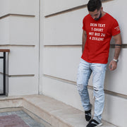 T-Shirt mit Wunschtext personalisiert – Unisex Shirt Damen Herren Geschenk Idee