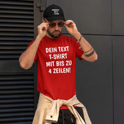 T-Shirt mit Wunschtext personalisiert – Unisex Shirt Damen Herren Geschenk Idee