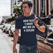 T-Shirt mit Wunschtext personalisiert – Unisex Shirt Damen Herren Geschenk Idee