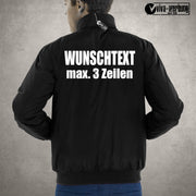 Security Ordner Jacke Bomberjacke Sicherheit mit Wunschtext max. 3 Zeilen
