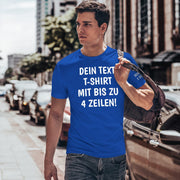 T-Shirt mit Wunschtext personalisiert – Unisex Shirt Damen Herren Geschenk Idee