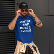 T-Shirt mit Wunschtext personalisiert – Unisex Shirt Damen Herren Geschenk Idee