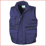 Robuste Weste Arbeitsweste Jacke Winterweste Bodywarmer optional m. Beschriftung