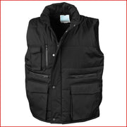Robuste Weste Arbeitsweste Jacke Winterweste Bodywarmer optional m. Beschriftung