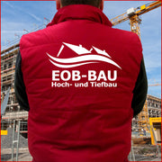 Robuste Weste Arbeitsweste Jacke Winterweste Bodywarmer optional m. Beschriftung
