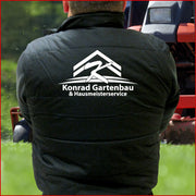 Robuste Weste Arbeitsweste Jacke Winterweste Bodywarmer optional m. Beschriftung