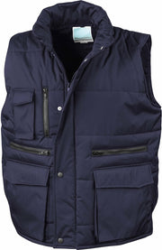 Robuste Weste Arbeitsweste Jacke Winterweste Bodywarmer optional m. Beschriftung