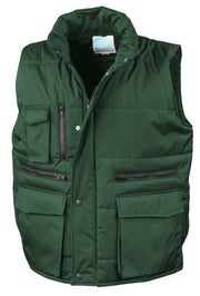 Robuste Weste Arbeitsweste Jacke Winterweste Bodywarmer optional m. Beschriftung