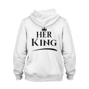 Partner Hoodies Her King & His Queen Set – Pärchen Pullover – Geschenk für Sie &