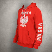 Polska Hoodie Polen Pulli Pullover Adler hochwertige Verarbeitung Fußball