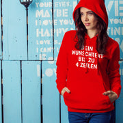 Hoodie mit Wunschtext personalisiert – Kapuzenpullover Unisex Herren Damen, Gesc