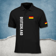 Deutschland Polo-Shirt Polohemd Shirt Top-Qualität! Geschenk Idee Herren Damen