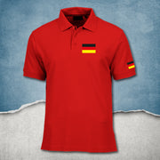 Deutschland Polo-Shirt Polohemd Shirt Top-Qualität! Geschenk Idee Herren Damen