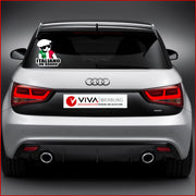 Baby on board Autoaufkleber Italien Sticker Wandtattoo Italiano 14 x 20cm