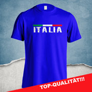 ITALIA T-SHIRT ITALIEN SQUADRA AZZURRA HOCHWERTIGE VERARBEITUNG S - 4XL ROM