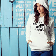 Hoodie mit Wunschtext personalisiert – Kapuzenpullover Unisex Herren Damen, Gesc