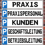 KENNZEICHENSCHILD PARKSCHILD KFZ-SCHILD KENNZEICHEN 52x11opt. ERDSTAB ca. 100 CM