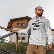 Hoodie mit Wunschtext personalisiert – Kapuzenpullover Unisex Herren Damen, Gesc