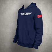 Türk Hava Pilot Bomber Hoodie Pulli Luftwaffe Türkei Militär Asker Ayyildiz M