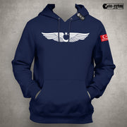 Türk Hava Pilot Bomber Hoodie Pulli Luftwaffe Türkei Militär Asker Ayyildiz M