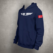 Türk Hava Pilot Bomber Hoodie Pulli Luftwaffe Türkei Militär Asker Ayyildiz M