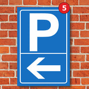 Parkplatzschild Parkschild Parken Parkschilder mit Wunschtext Aufkleber Hinweis