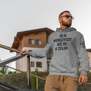 Hoodie mit Wunschtext personalisiert – Kapuzenpullover Unisex Herren Damen, Gesc