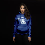 Hoodie mit Wunschtext personalisiert – Kapuzenpullover Unisex Herren Damen, Gesc