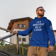 Hoodie mit Wunschtext personalisiert – Kapuzenpullover Unisex Herren Damen, Gesc