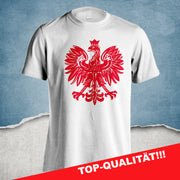T-Shirt TShirt Polska Polen Adler Polinische Flagge hochwertig vearbeitet Poland