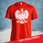 T-Shirt TShirt Polska Polen Adler Polinische Flagge hochwertig vearbeitet Poland