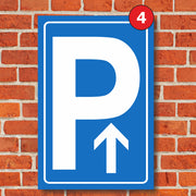 Parkplatzschild Parkschild Parken Parkschilder mit Wunschtext Aufkleber Hinweis
