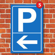 Parkplatzschild Parkschild Parken Parkschilder mit Wunschtext Aufkleber Hinweis