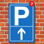 Parkplatzschild Parkschild Parken Parkschilder mit Wunschtext Aufkleber Hinweis
