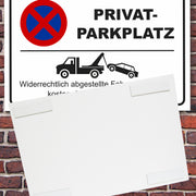 Privatparkplatz Schild alu Parken verboten Parkplatz Abschleppen Hinweisschilder