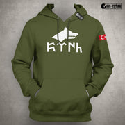 Göktürk Hoodie Herren – Türkisches Symbol Pullover Stolze Türken Kapuzenpullover